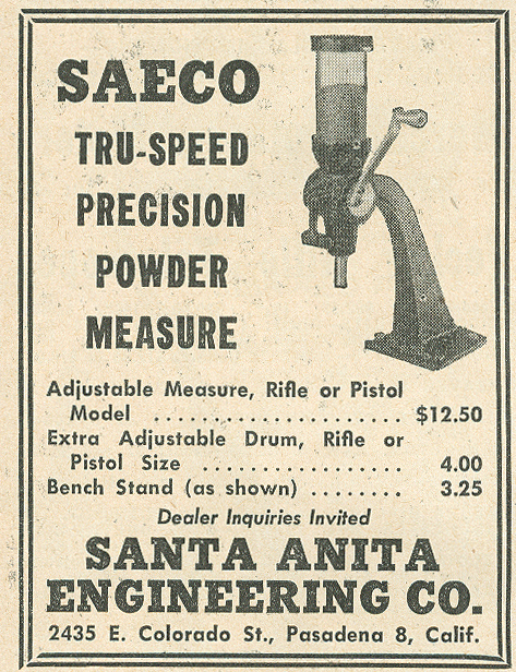 SAECO TruSpeed Measure Ad Mar 1948